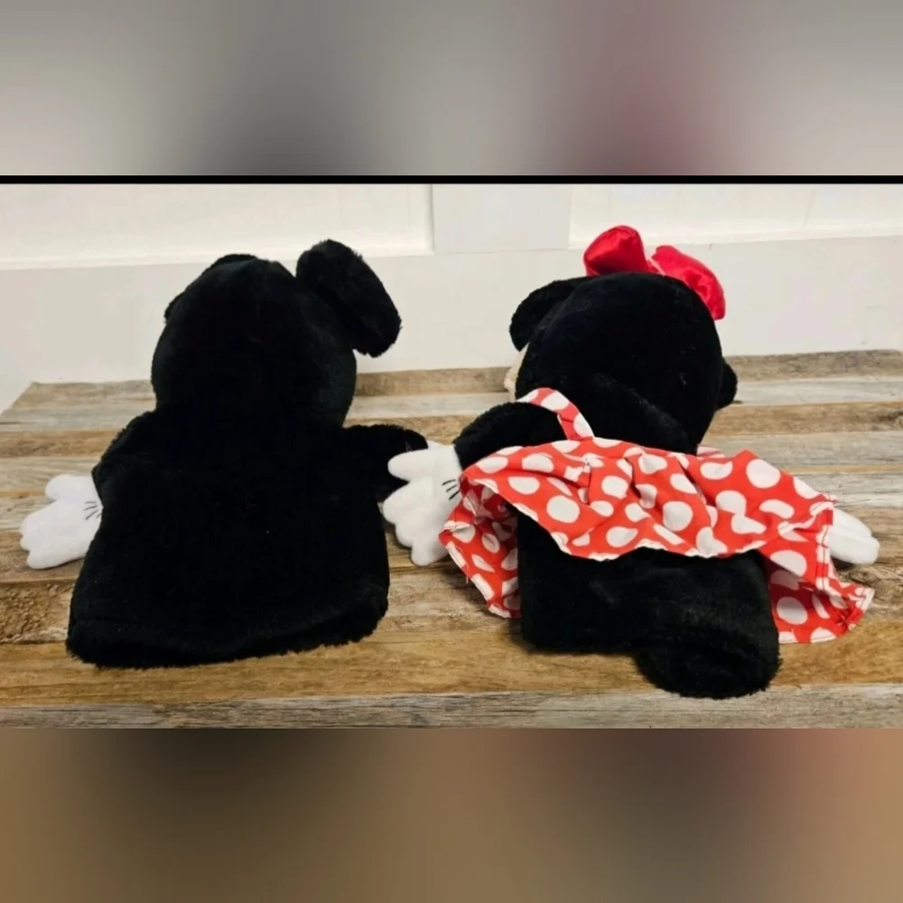 Vintage Mickey And Minnie Mouse Puppets